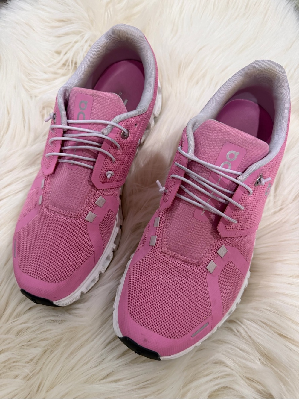 On Running Pink Women's Athletic Sneakers